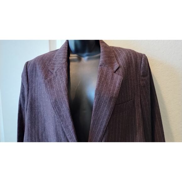 Vintage 1950s Tailored by Handmacher Wool Skirt Suit Set Size 14 USA - Picture 2 of 16